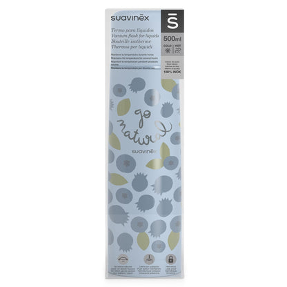 Suavinex termos vedelikele 500 ml, roostevaba teras – mustikas