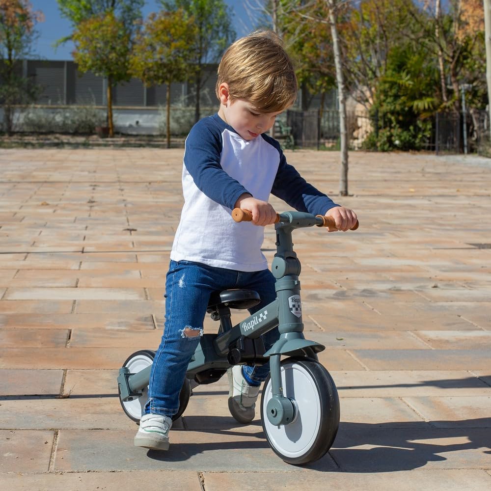 Interbaby 5-ühes evolutsiooniline kolmerattaline ratas, sinakashall
