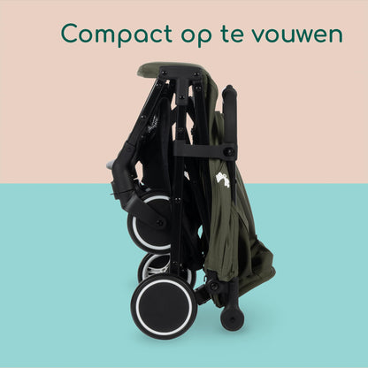 Bebeconfort Soko ultrakompaktne reisikäru, 0–3,5 aastat, kuni 15 kg, Mineral Green