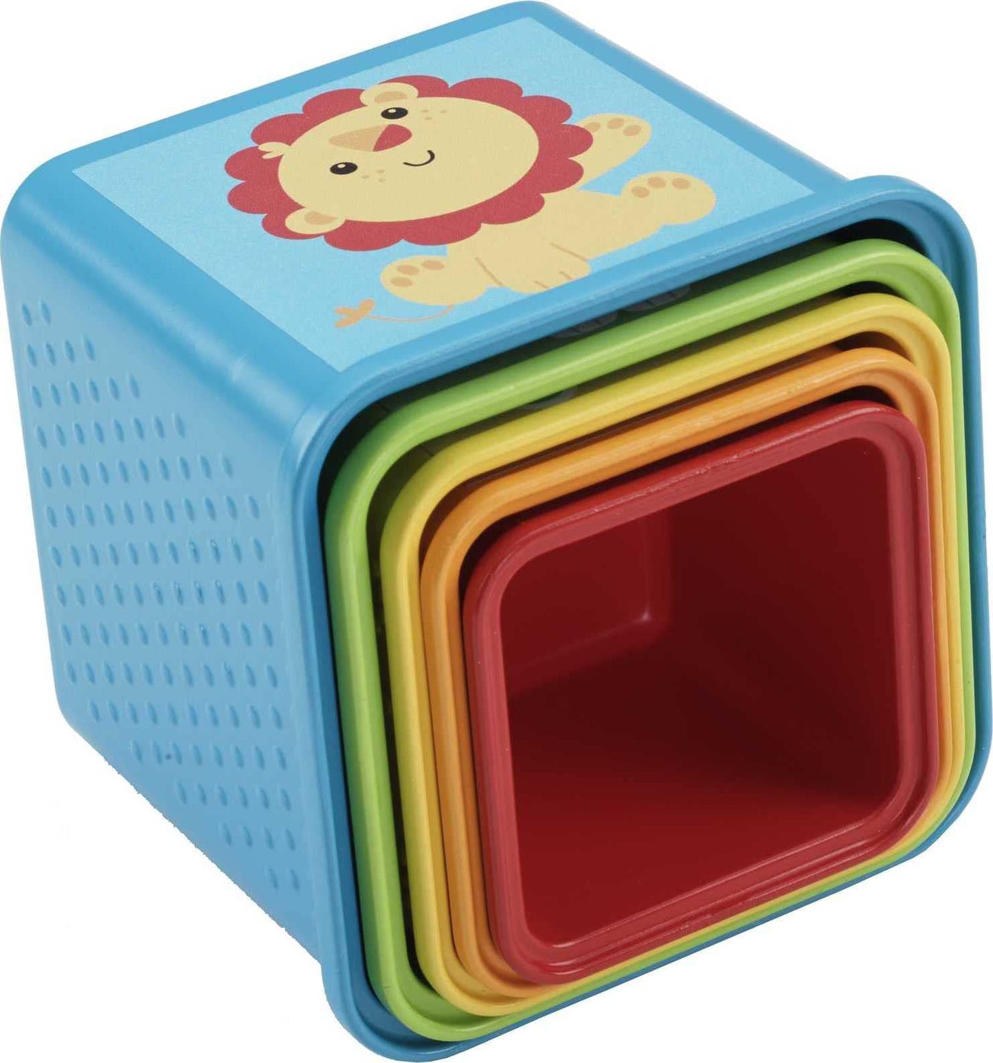 Fisher-Price Stack & Explore virnastamis- ja pesemisklotsid (5 tk), alates 6. elukuust