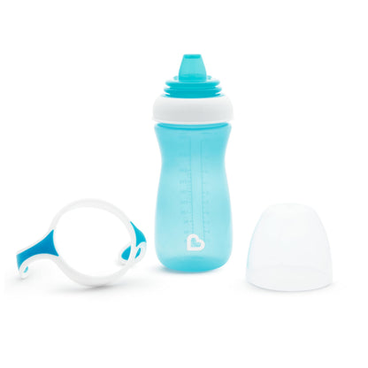 Munchkin Gentle Transition joogitopsid sangadega 9+ kuud, 300 ml, 2 tk (roheline/sinine)