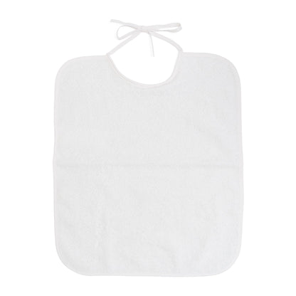 Ti TIN froteeruokalaput nauhakiinnityksellä, 3 kpl, 32 × 36 cm, sininen ja keltainen (1 vuoden iästä alkaen)