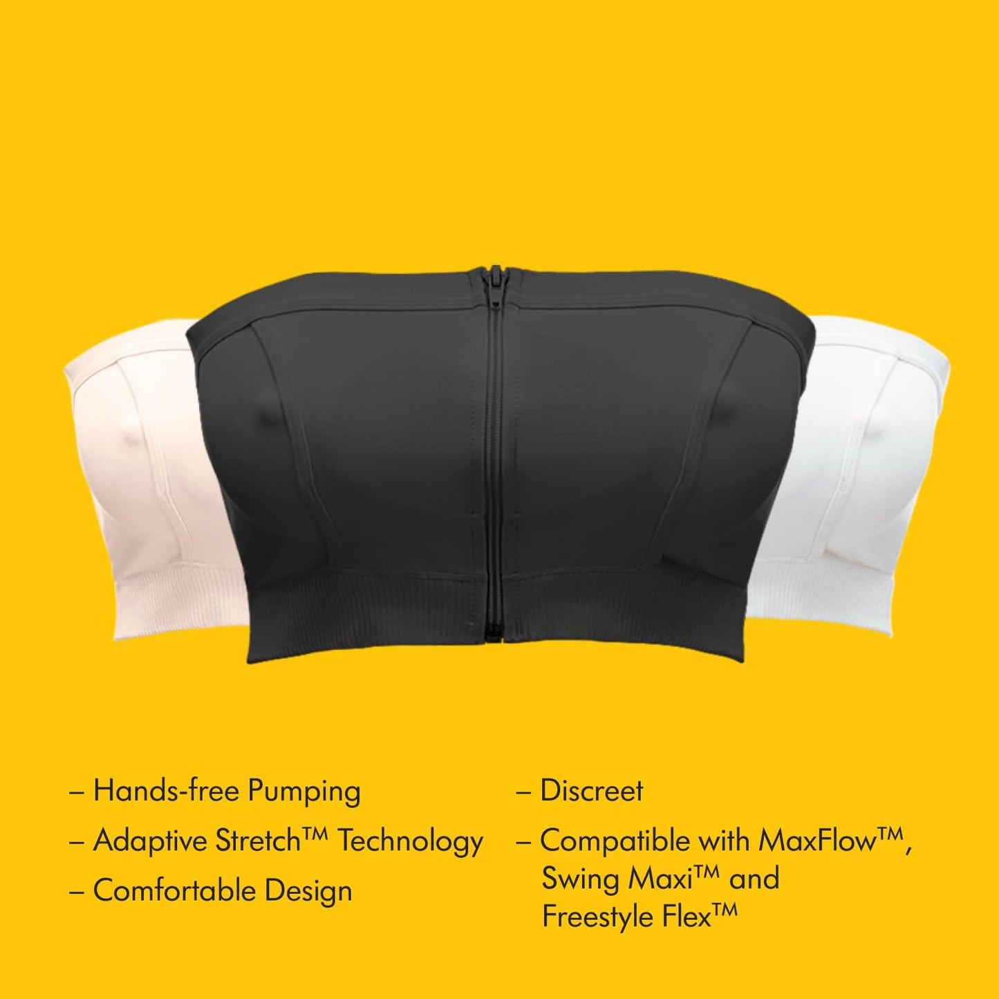 Medela Hands Free Pumping Bustier käed-vabad rinnapumba rinnahoidja, nahatoon