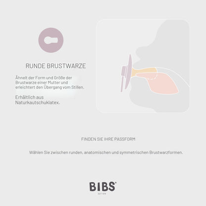Bibs Colour GLOW lutt 6-18 kuud, 4 tk, Blush Mix