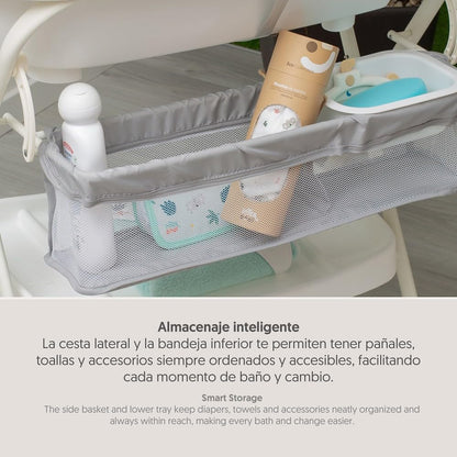 Interbaby "Dino" kokkupandav beebivann aluse, mähkimisaluse ja eemaldatava vannitoega