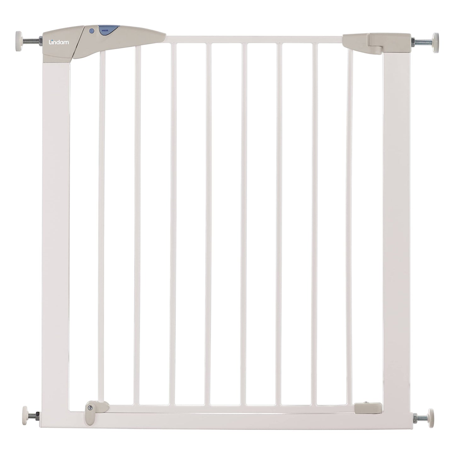 Munchkin Lindam Sure Shut Axis turvavärav treppidele ja ukseavadele 76–82 cm, valge