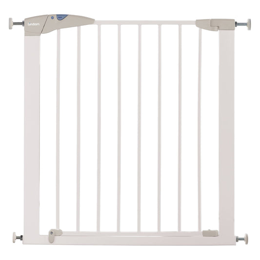 Munchkin Lindam Sure Shut Axis turvavärav treppidele ja ukseavadele 76–82 cm, valge