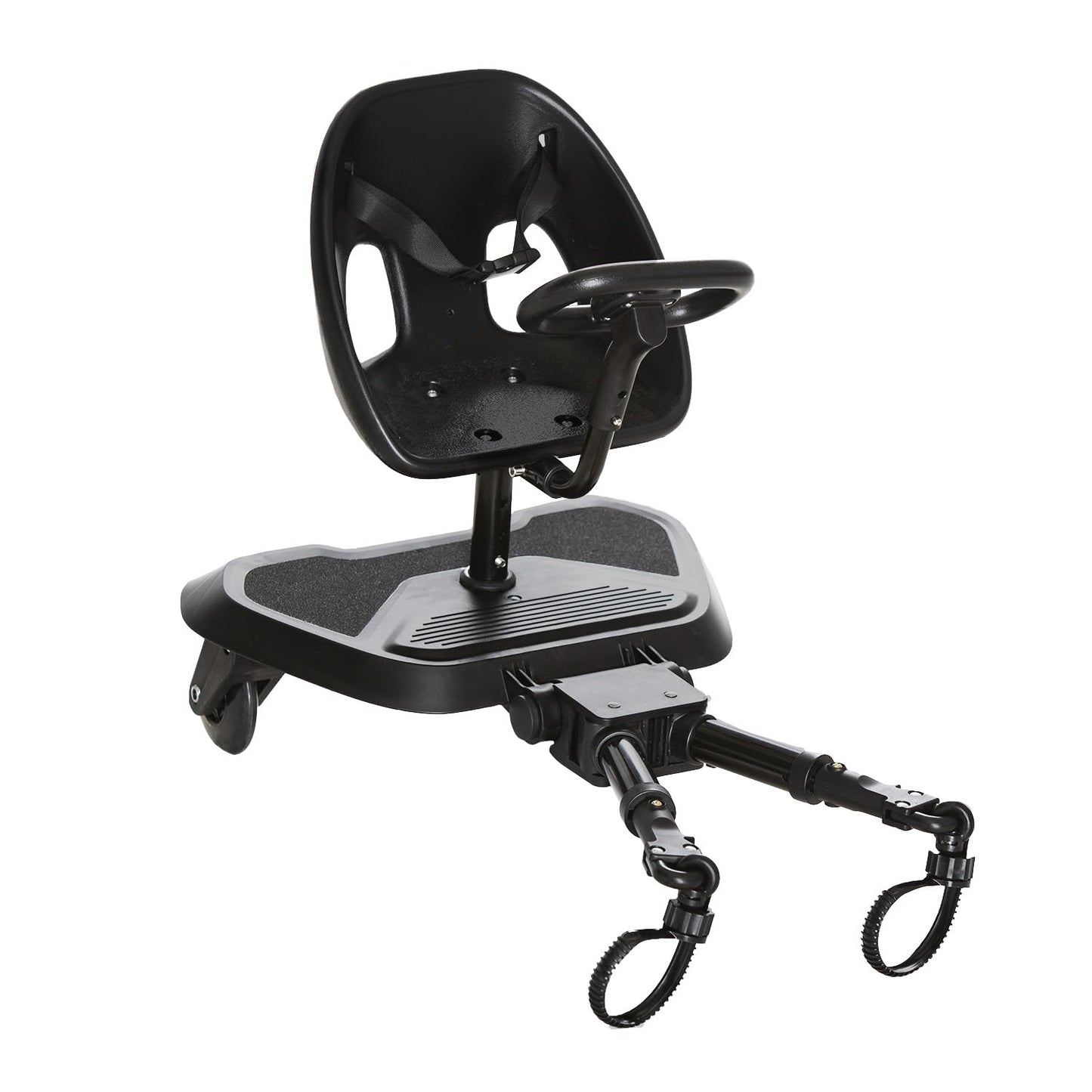 Asalvo Go Seat 2-in-1 universaalne jalutuskäru lisaiste, must, 2-5 a, kuni 20 kg