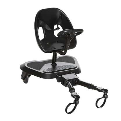 Asalvo Go Seat 2-in-1 universaalne jalutuskäru lisaiste, must, 2-5 a, kuni 20 kg