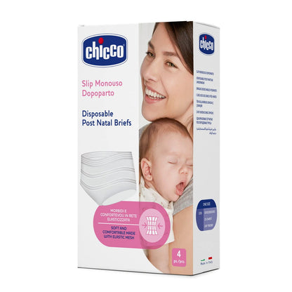 Chicco Mammy ühekordsed sünnitusjärgsed võrkpüksid, valged, 4 tk pakis