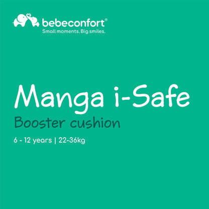 Bebeconfort Manga i-Safe turvaiste (booster), 125–150 cm, Full Sunset, kerge ja mugav