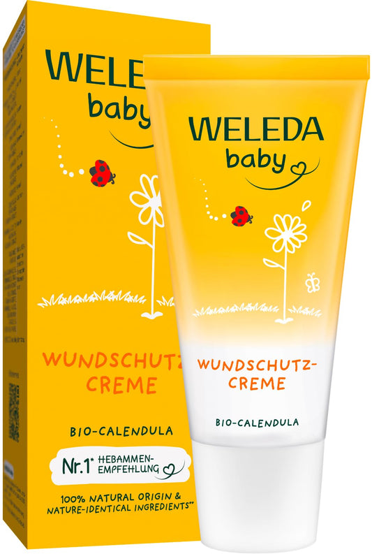 WELEDA Bio Baby Calendula Wundschutzcreme 30 ml, vaippavoide