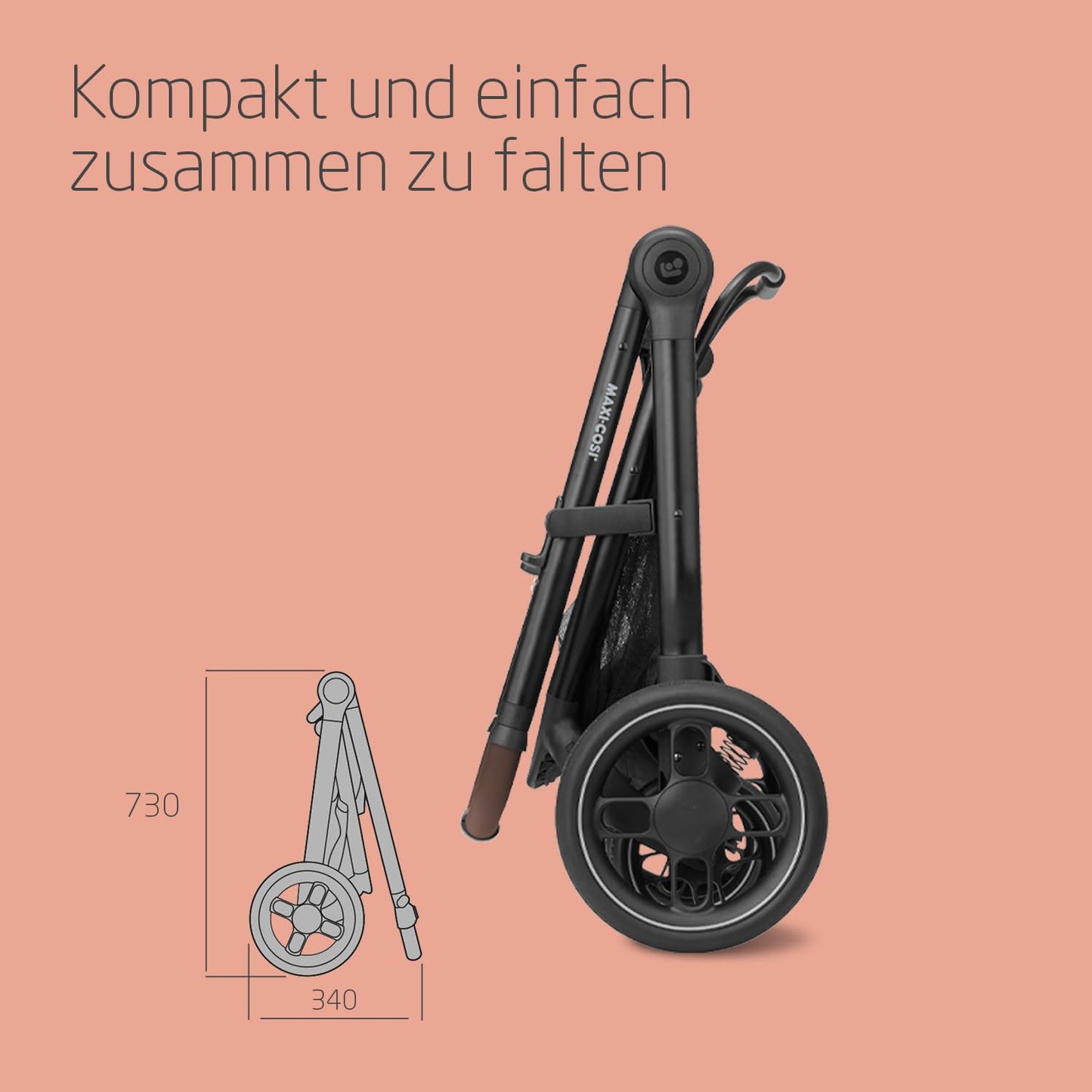 Maxi-Cosi Zelia S Trio 3-ühes vankrikomplekt, helehall