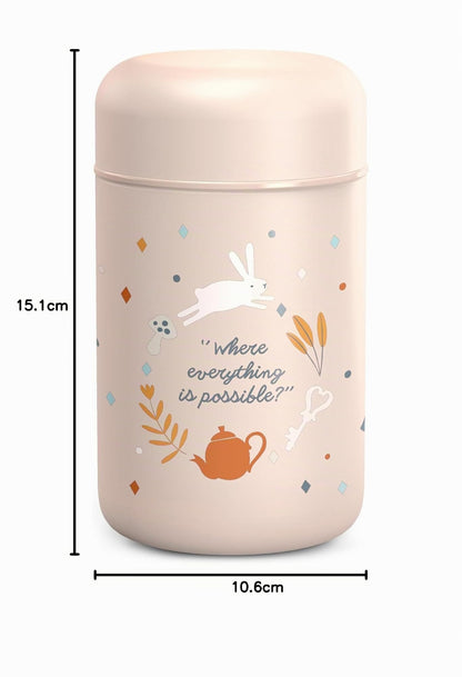 SUAVINEX Wonderland ruokatermos vauvanruoalle 400 ml, vaaleanpunainen (Rose)