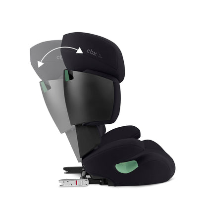 CBX by Cybex Solution X i-Fix turvatool 100–150 cm / 15–36 kg, ISOFIX-iga või ilma, must