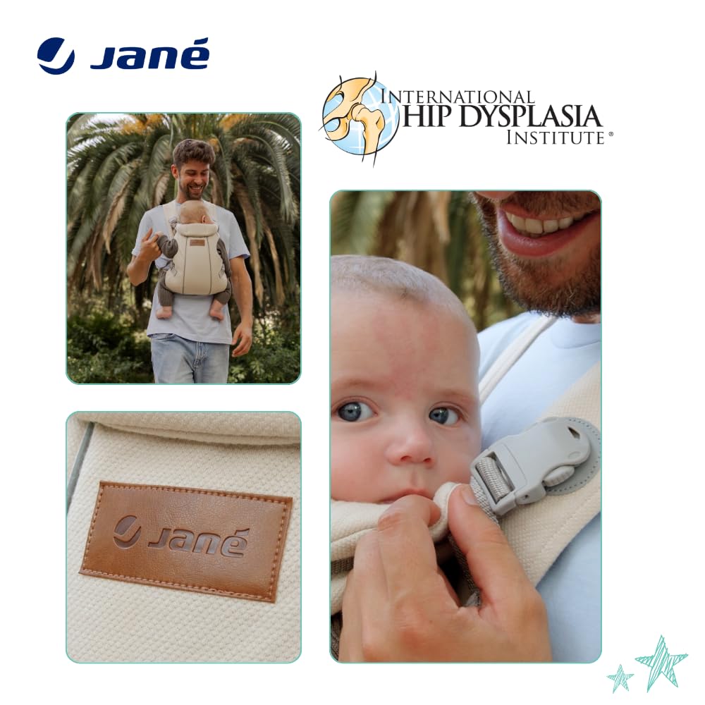 Jané Dual ergonoomiline kandekott, 3 kandmisviisi, hall (3,5–15 kg)