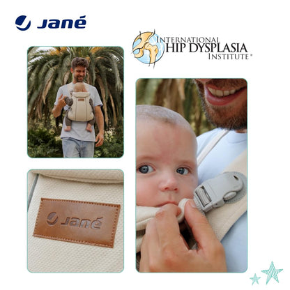 Jané Dual ergonoomiline kandekott, 3 kandmisviisi, hall (3,5–15 kg)