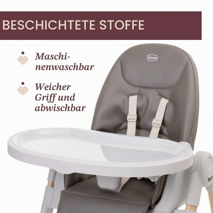Chicco Polly Armonia söögitool 3-ühes, pruun, alates sünnist kuni 40 kg