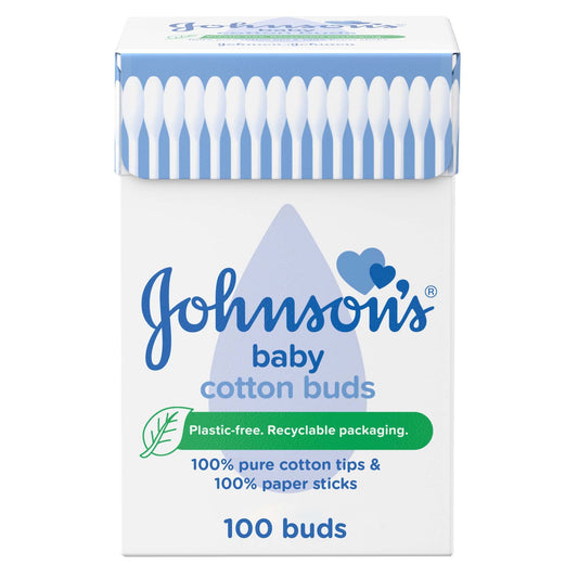 Johnson's Baby vatitikud 200 tk, valge