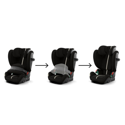 Cybex Pallas G2 Plus turvatool 76–150 cm, Moon Black / black