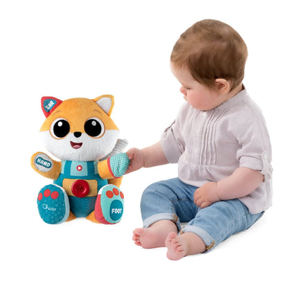Chicco Foxy kahes keeles (EN/ES) interaktiivne kaisukas, 3-ühes Montessori mänguasi, 6 kuud – 4 a