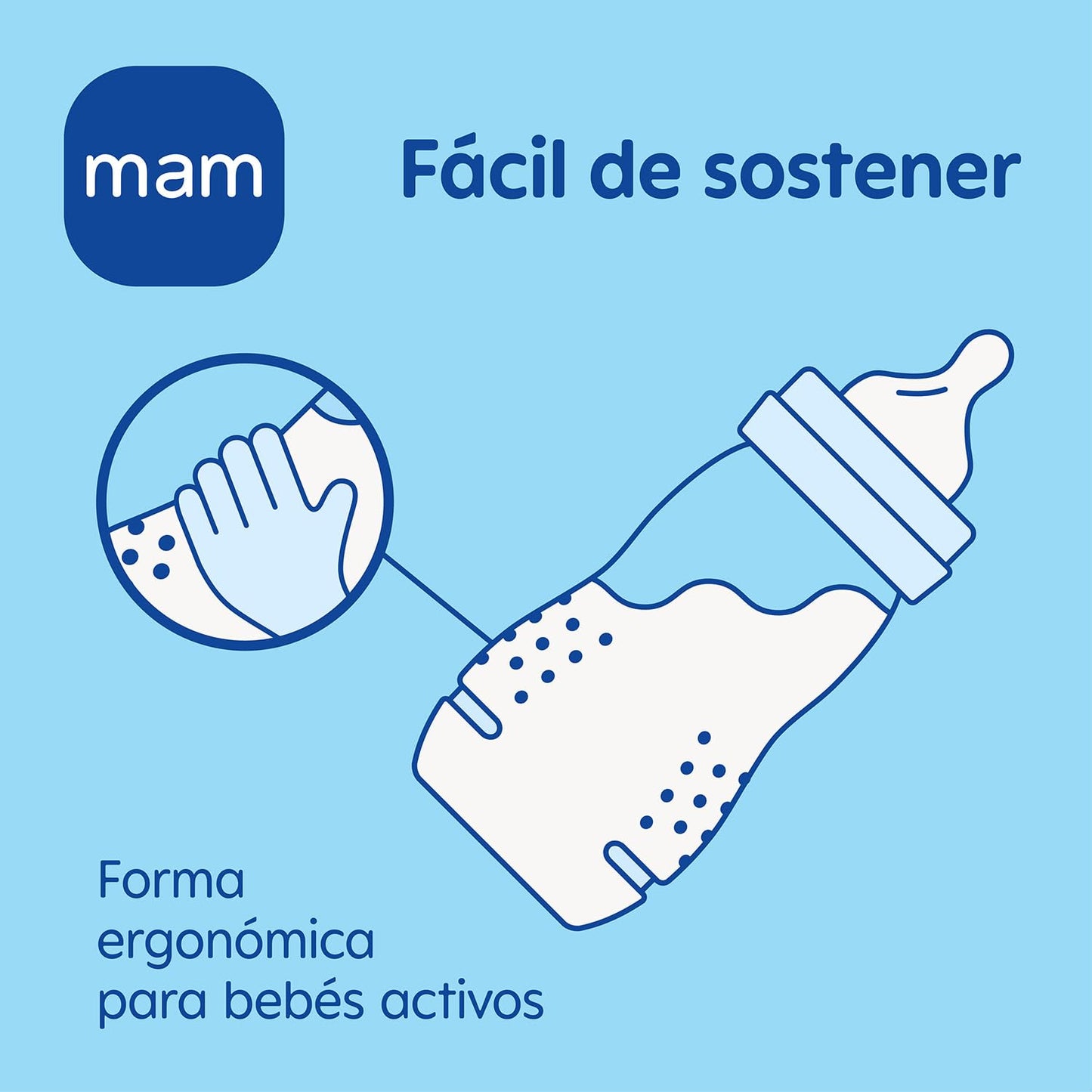 MAM Easy Active lutipudel 330 ml, 4+ kuud, 2 tk, läbipaistev