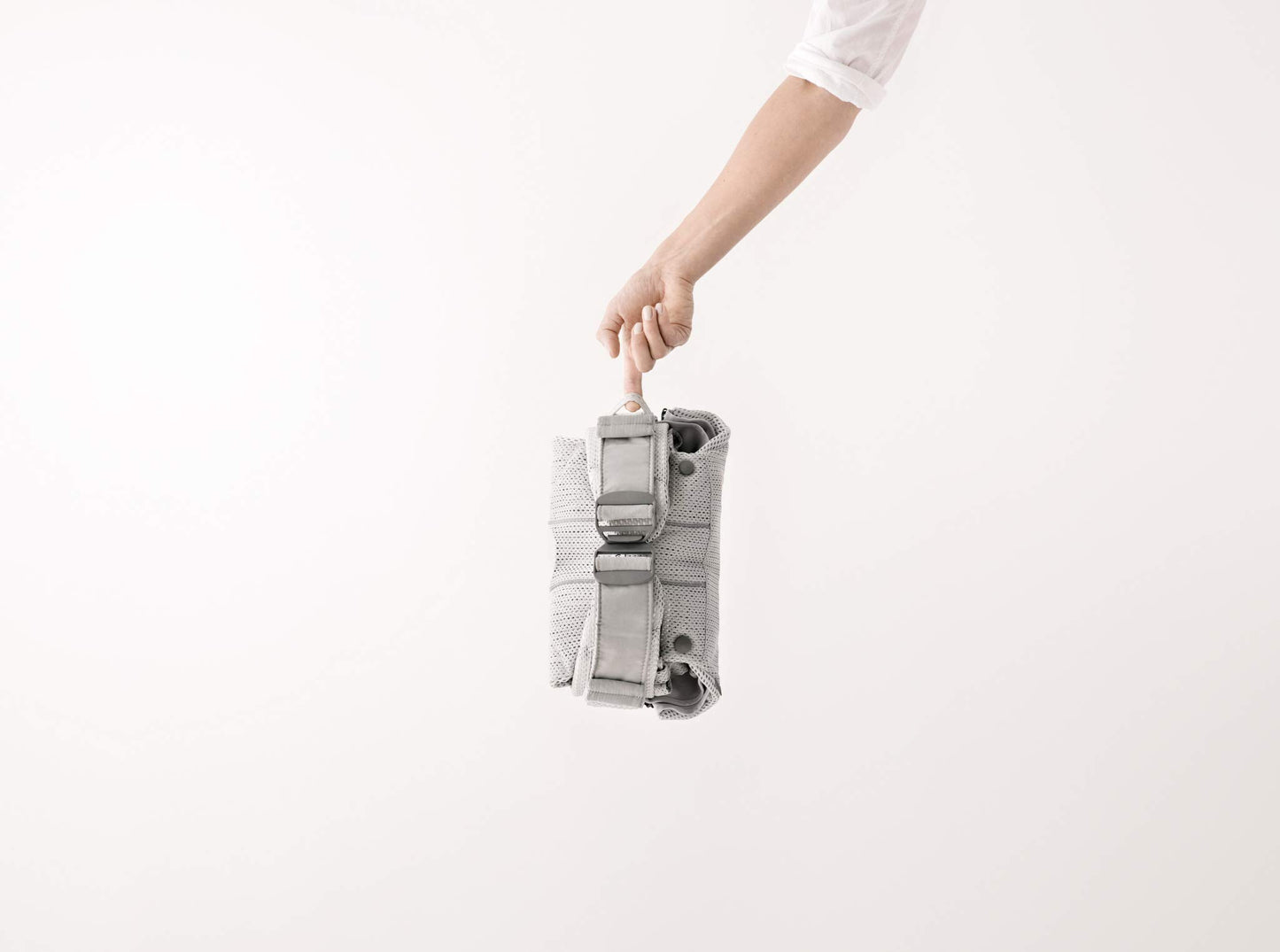 BabyBjörn Baby Carrier One Air kõhukott, 3D Mesh, hõbedane