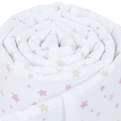 babybay voodipehmendus mudelitele Maxi, Boxspring, Comfort ja Comfort Plus, valge Sand/Berry