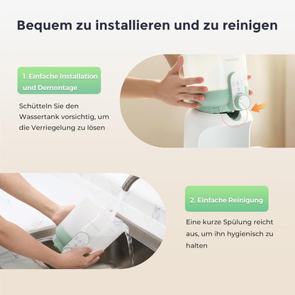 Momcozy pudelisoojendaja Baby Dual-Light, 1,69 l, 6 temperatuuritaset