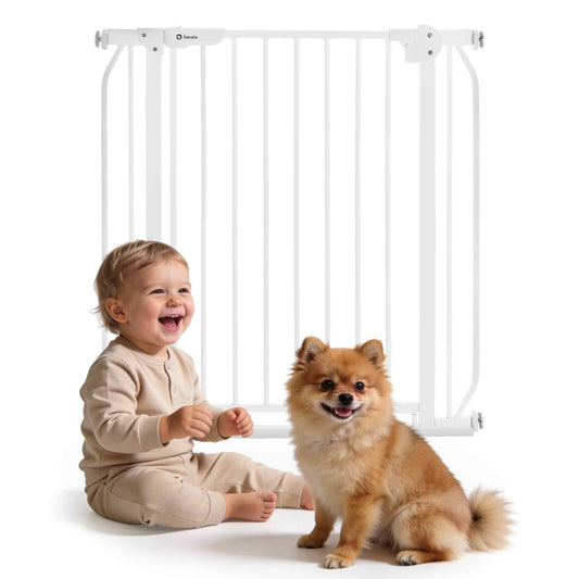 Lionelo Truus Slim turvavärav 75–105 cm, puurimiseta paigaldus