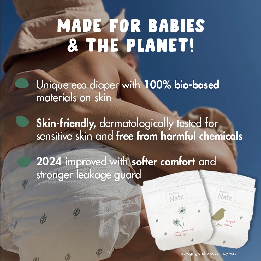 Eco by Naty ökoloogilised mähkmed, suurus 4 (7–18 kg), 88 tk