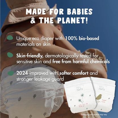 Eco by Naty ökoloogilised mähkmed, suurus 4 (7–18 kg), 88 tk
