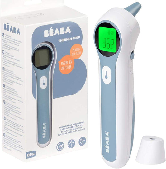 BÉABA Thermospeed 3-ühes infrapuna termomeeter – otsaesise, kõrva ja keskkonna mõõtmiseks, kontaktivaba ja kiire