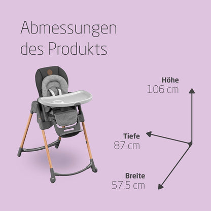 Maxi-Cosi Minla 6-ühes söögitool - Essential Graphite