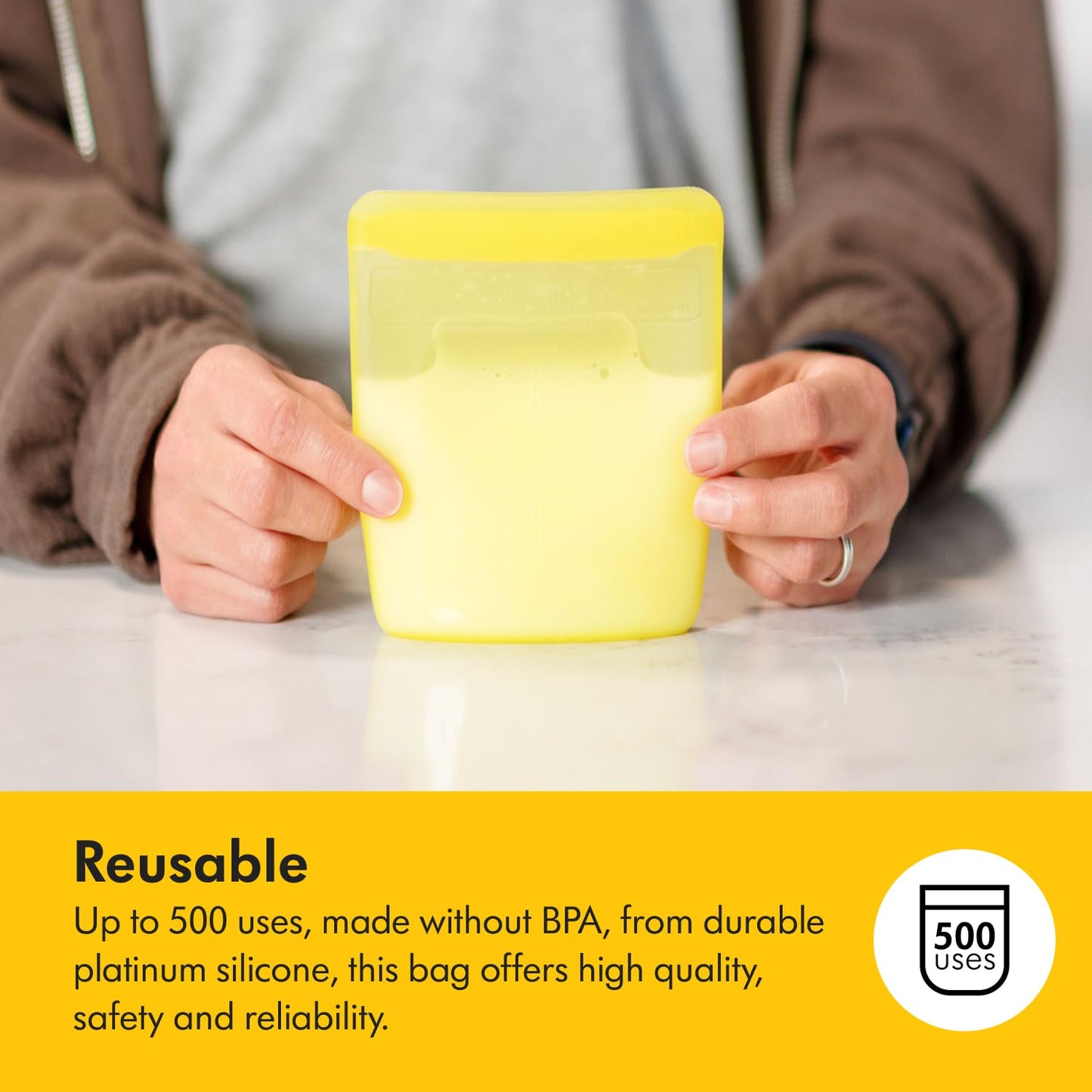Medela korduvkasutatavad rinnapiima hoiukotid 220 ml, topeltsulguriga, 5 tk