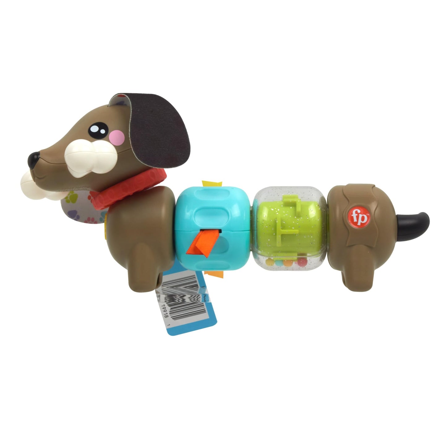 Fisher-Price FP Pets Click & Spin tegevuskoer, beebide motoorikamänguasi 6+ kuud