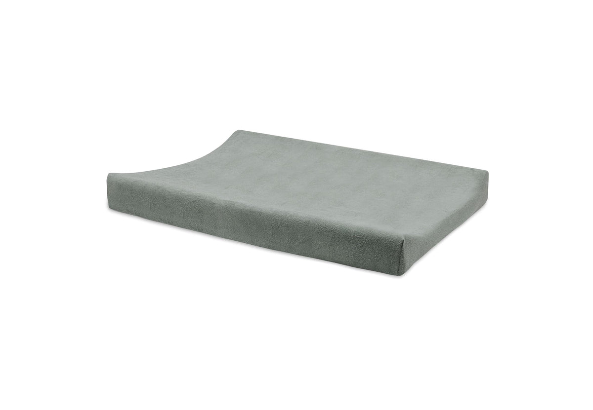 Jollein hoitoalustan päällinen froteeta 2 kpl, 50 × 70 cm, merenvihreä/norsunluu