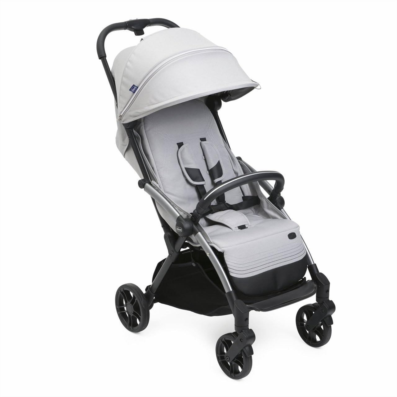 Chicco Goody XPlus jalutuskäru 0–4 a, automaatse kokkuklapitusega, hall