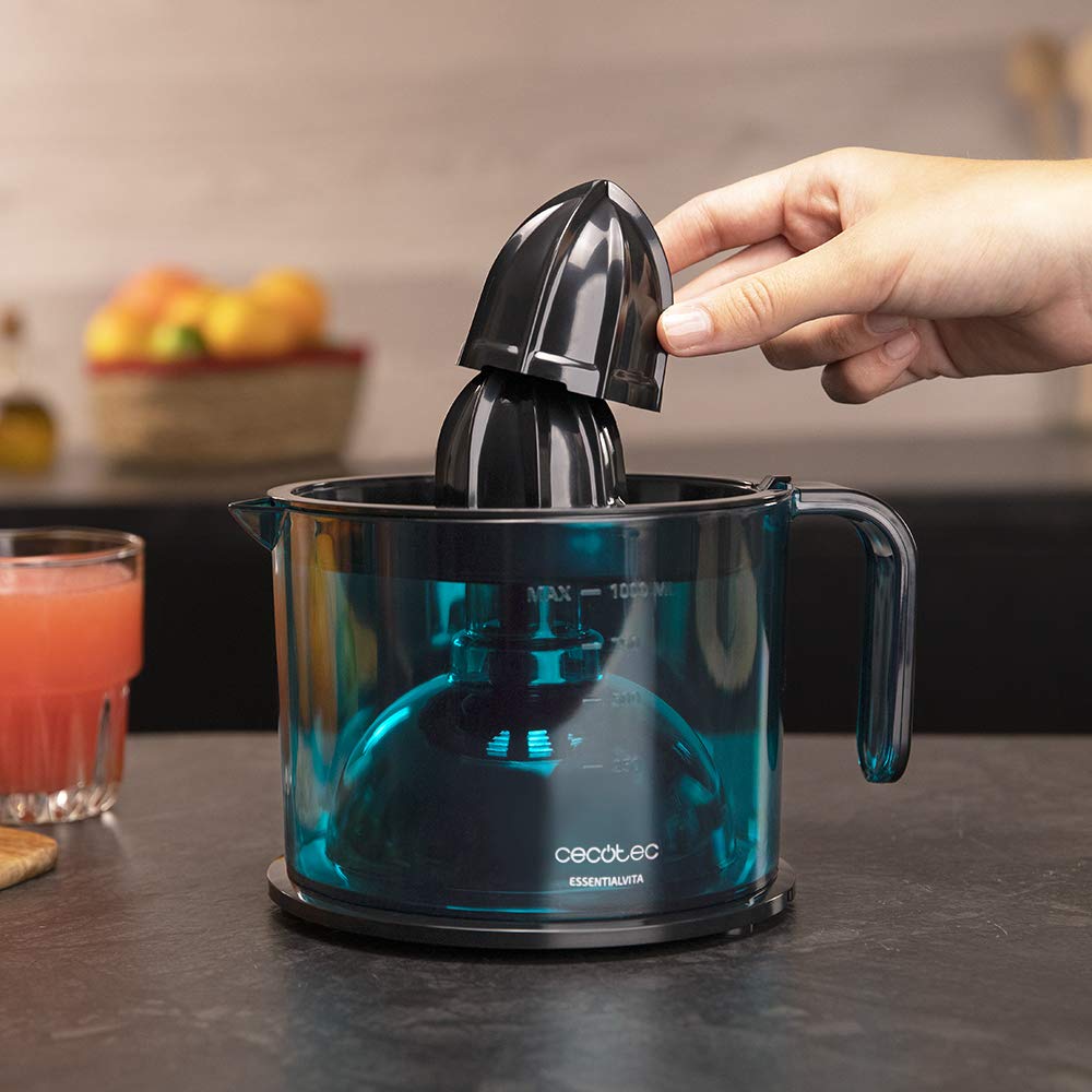 Cecotec EssentialVita Adjust Black tsitrusepress 40 W, reguleeritava viljalihafiltriga