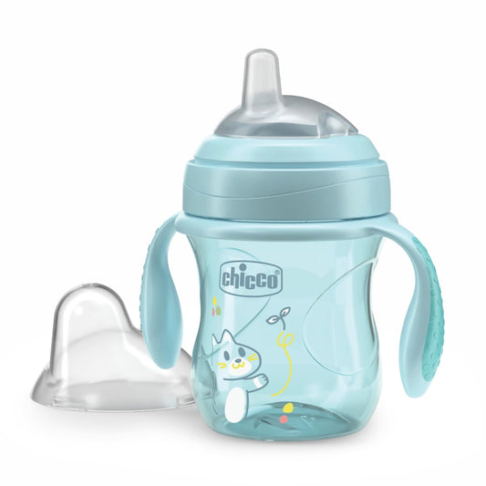 Chicco Transition Cup lekkekindel joogitops 200 ml, 4+, sinine