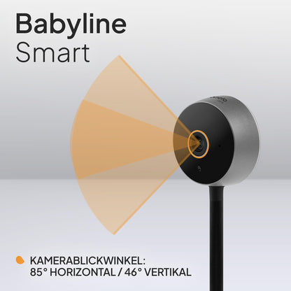 Lionelo Care Babyline Smart -itkuhälytin, musta, BABYLINE SMART