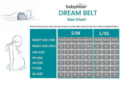 Babymoov Dream Belt rasedate tugivöö, L/XL, hall