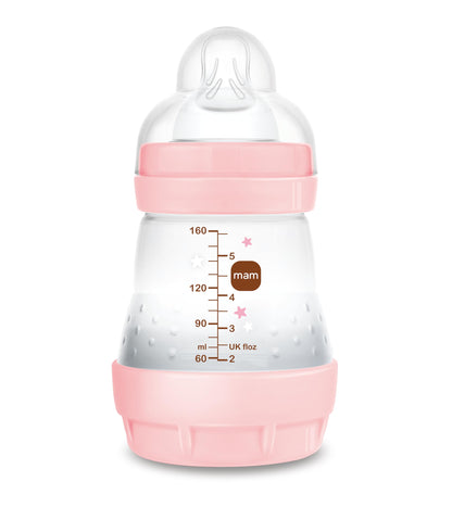 MAM Easy Start Anti-Colic lutipudel 160 ml, roosa (0+ kuud)