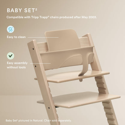 Stokke Tripp Trapp Baby Set² beebikomplekt 6–36 kuud, must