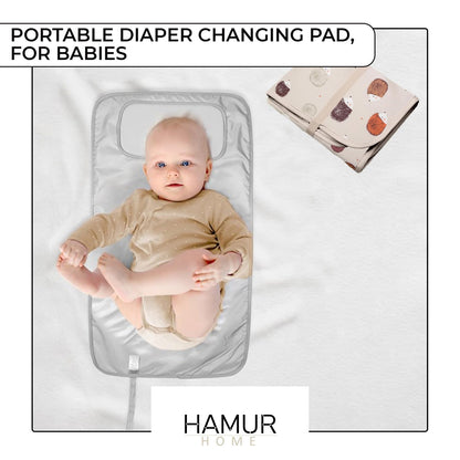 HAMUR HOME kokkupandav veekindel mähkimisalus 40 × 70 cm – siil