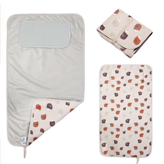 HAMUR HOME kokkupandav veekindel mähkimisalus 40 × 70 cm – siil