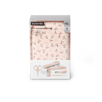 Suavinex beebi hoolduskomplekt 6-osaline, roosa