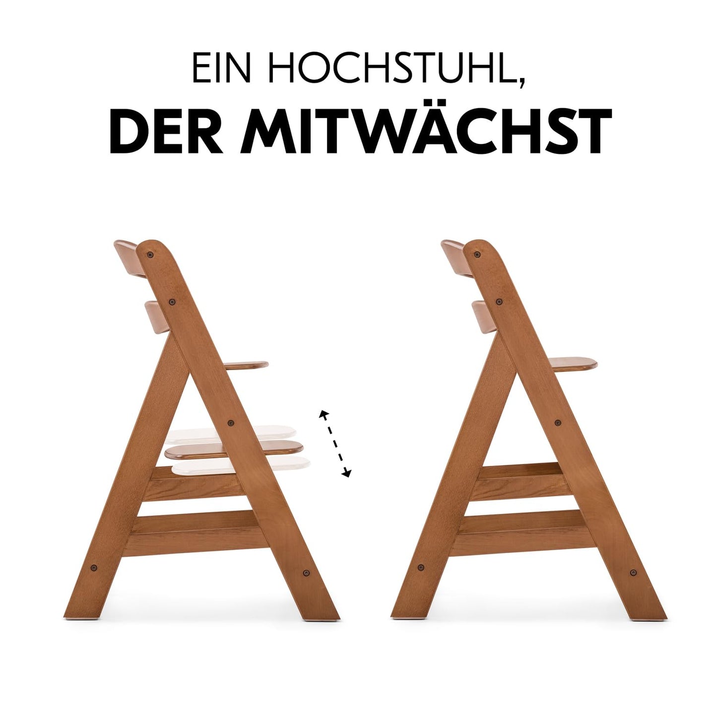Hauck Alpha+ puidust söögitool (kuni 90 kg)
