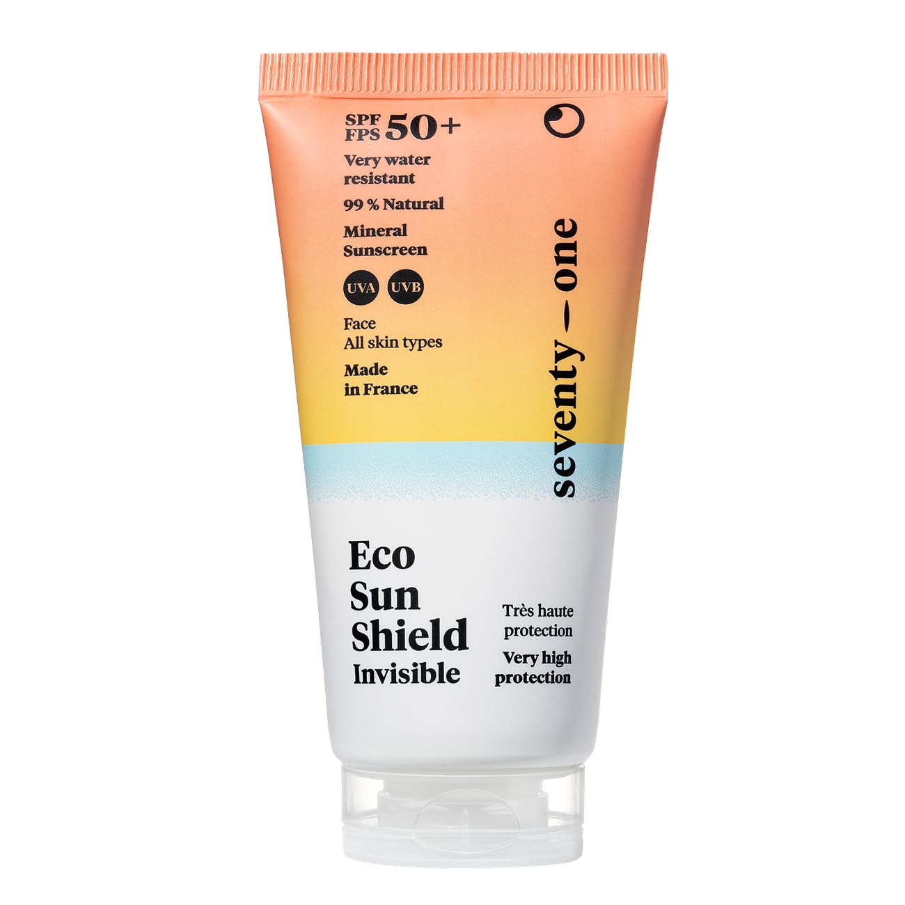 SeventyOne Percent Eco Sun Shield SPF 50+ mineraalne päikesekaitsekreem näole 40 ml