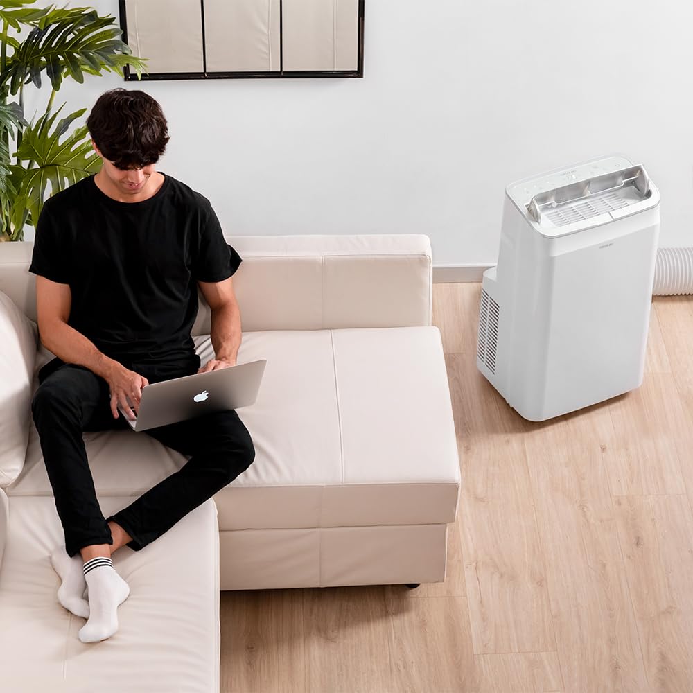 Cecotec kaasaskantav kliimaseade Forceclima 12800, 12000 BTU, Wi-Fi, valge